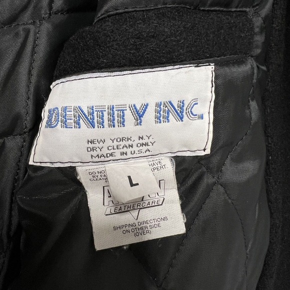 Showtime Championship Boxing Varsity Jacket Vtg 90s Wool Embroidered Made USA L - Picture 9 of 14